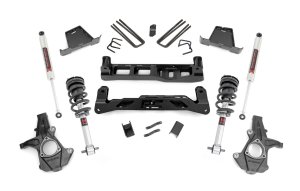 GMC Sierra 1500 Suspension Lift Kit - Rough Country - M1 Struts/M1 - '07-'13